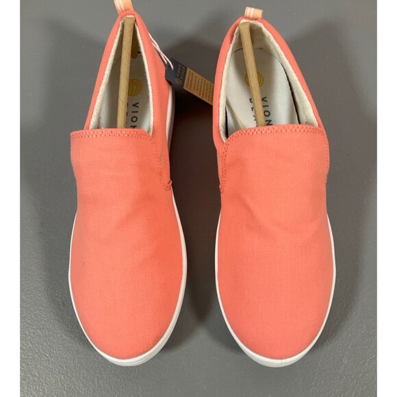 Vionic Beach Marshall Women's Canvas Slip-On Sneakers with Arch Support, Size 8M - Picture 7 of 14